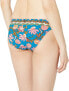 Фото #2 товара Nanette Lepore Women's 240855 Siren Shirred Side Bikini Bottom Swimwear Size 6
