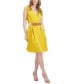 ფოტო #3 პროდუქტის Women's Belted V-Neck Sleeveless Dress