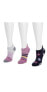 Women's 3 Pack Nylon Compression Ankle Socks