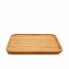 Фото #2 товара Поднос для закусок Квадратный Коричневый Бамбук 30 x 1,5 x 30 cm (12 штук) Kinvara