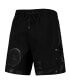 ფოტო #3 პროდუქტის Men's Detroit Pistons Triple Black Gloss Shorts