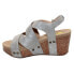 Volatile Tory Wedge Womens Brown Casual Sandals PV150-221