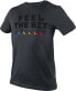 Neo T-shirt z nadrukiem, FEEL THE BIT, rozmiar M