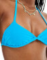 Фото #4 товара ASOS DESIGN mix and match micro triangle bikini top in bright blue