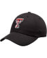 Фото #1 товара Men's Black Texas Tech Red Raiders Primary Logo Staple Adjustable Hat