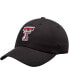 ფოტო #1 პროდუქტის Men's Black Texas Tech Red Raiders Primary Logo Staple Adjustable Hat