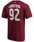 Men's Gabriel Landeskog Burgundy Colorado Avalanche Authentic Stack Name and Number T-shirt