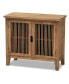 Фото #1 товара Furniture Clement Rustic Transitional 2 Door Spindle Accent Storage Cabinet