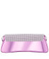 Фото #9 товара Crystal Flap Mirror Metallic Patent Clutch Bag