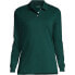Фото #6 товара Women's School Uniform Long Sleeve Interlock Polo Shirt