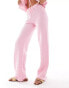 Фото #5 товара The Frolic lucia wide leg beach trousers in pink