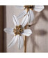 Фото #3 товара 2 piece White and Gold Flower Bouquet Wall Plaque