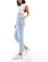 Фото #5 товара Stradivarius mom jean in light blue wash