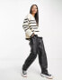 Фото #6 товара Vero Moda striped jumper in mono