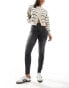 Фото #1 товара Noisy May Callie high waist skinny jeans in washed grey