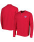 ფოტო #1 პროდუქტის Men's Washington Nationals Red Maverick Long Sleeve T-shirt