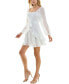 Фото #6 товара Платье Trixxi с приталенным поясом и оборками из жаккарда