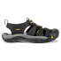 Фото #1 товара Keen Newport H2 Water Mens Black Athletic Sandals 110230-BLCK