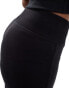 Фото #2 товара Stradivarius deep waistband sculpt flare in black