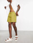 Фото #4 товара ASOS DESIGN wide chino shorts in shorter length in khaki