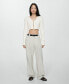 ფოტო #3 პროდუქტის Women's Knitted Cropped Cardigan