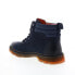 Фото #6 товара French Connection Jacques FC7166B Mens Blue Leather Casual Dress Boots 12