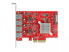 Delock 90481 - PCIe - USB 3.2 Gen 2 (3.1 Gen 2) - PCIe 3.0 - SATA 15-pin - 10 Gbit/s - 5 V