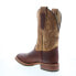 Фото #6 товара Double H Talache Wide Square Toe Roper 11" Mens Brown Cowboy Western Boots