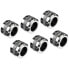 Alphacool Eiszapfen Pro Anschluss 16mm Hardtube Fitting G1/4, 6-Pack - chrome - фото #1