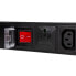 LogiLink PDU8A02 - Basic - 1U - Aluminium - Black - 8 AC outlet(s) - C13 coupler