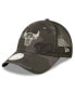 ფოტო #1 პროდუქტის Women's Charcoal Chicago Bulls Camo Glam 9FORTY Trucker Snapback Hat