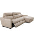 Gabrine 3-Pc. Leather Sectional with 2 Power Headrests & Chaise, Created for Macy's