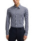 Фото #1 товара Men's Printed Slim-Fit Dress Shirt