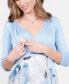 ფოტო #2 პროდუქტის Women's Maternity Nursing Wrap Dress