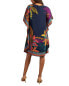 Фото #2 товара Trina Turk Global Silk Dress Women's Xs