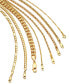 ფოტო #4 პროდუქტის 18" Singapore Chain Necklace (1-1/2mm) in 14k Gold