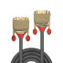 Фото #2 товара Lindy 3m DVI-D Dual Link Cable - Gold Line - 3 m - DVI-D - DVI-D - Male - Male - Grey