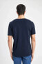 Erkek T-shirt M7668az/nv64 Navy