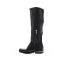 A.S.98 Tye 516338-201 Womens Black Leather Zipper Knee High Boots 6