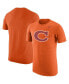 Фото #1 товара Men's Heathered Orange Clemson Tigers Vintage-Like Logo Tri-Blend T-shirt