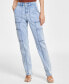 Фото #4 товара Women's Straight Cargo Jeans, Created for Macy's