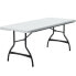 Folding Table Lifetime White Steel Plastic 182 x 73,5 x 76 cm