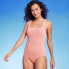 Фото #1 товара Women's Full Coverage Pucker Textured Square Neck One Piece Swimsuit - Kona Sol