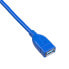 Фото #5 товара Akyga AK-USB-28 - 1 m - USB A - USB A - USB 3.2 Gen 1 (3.1 Gen 1) - Blue
