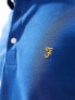 Farah Blanes short sleeve polo shirt in blue