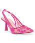 ფოტო #1 პროდუქტის Women's Nikki Embroidered Slingback Evening Pumps