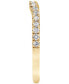 ფოტო #8 პროდუქტის Certified Lab Grown Diamond Round Three Stone Bridal Set (4-1/4 ct. t.w.) in 14k Gold