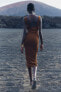 Фото #8 товара Трикотажное платье облегающего кроя ZARA