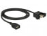 Delock 85460 - 1 m - USB A - USB A - USB 2.0 - 480 Mbit/s - Black