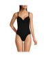 ფოტო #1 პროდუქტის Women's Sculpting Suit Chlorine Resistant Targeted Control Draped One Piece Swimsuit